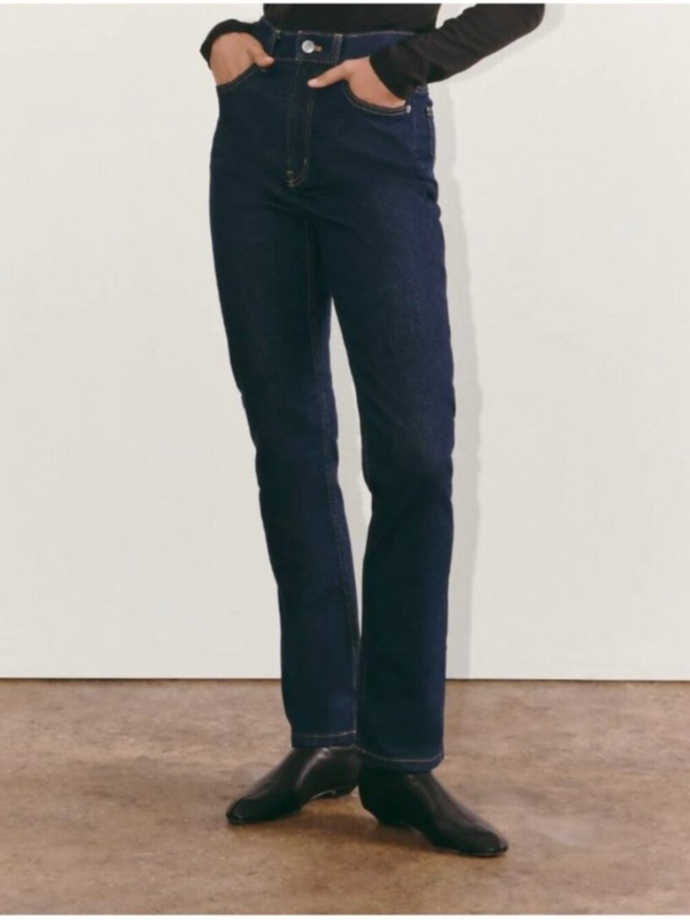 Everlane Way High Slim Jean Dark Wash Size 29S